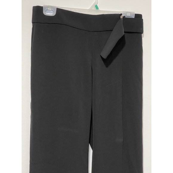 Bebe Side Slit Flare Pants Dance Wear Womens Size L - Picture 3 of 8